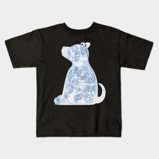 My dog and friends Kids T-Shirt
